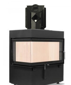 Каминная топка Hoxter ECKA 70/40/38L Левосторонняя с стальным теплообменником