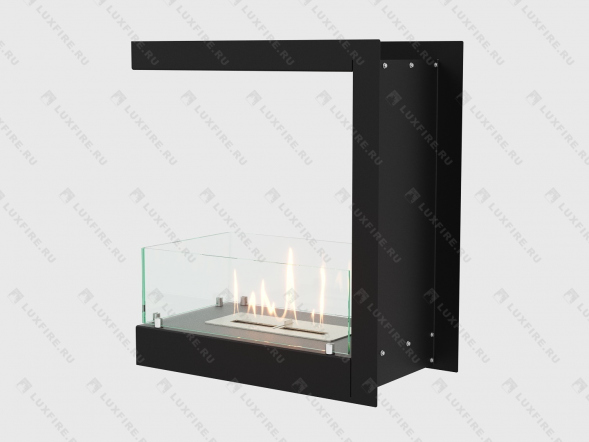 Встроенный биокамин Lux Fire Торцевой 555 М