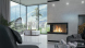 Топка DEFRO HOME RIVA ME BL SHORT, 19 кВт, 907/465/482мм, угловое стекло слева, с водяным контуром