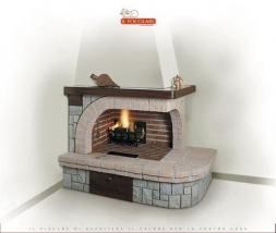 Каминная облицовка Camerino итальянской фабрики Il Focolare