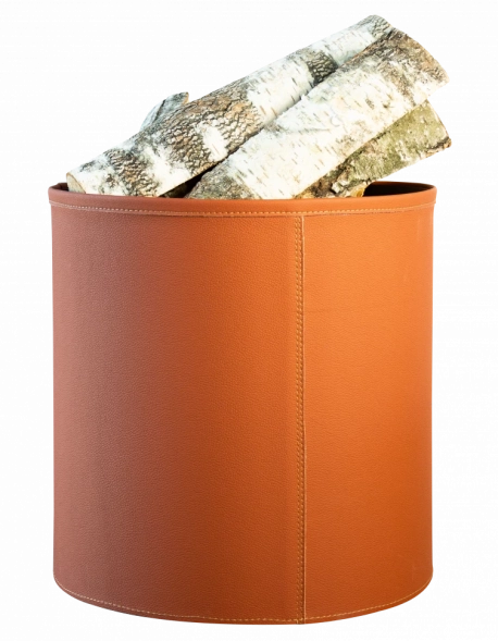 Дровница Dublin, экокожа медно-рыжая