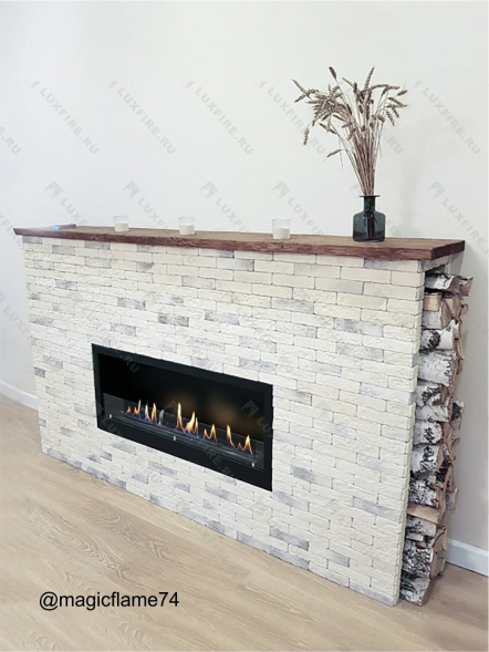 Встроенный биокамин Lux Fire Кабинет 1130 S